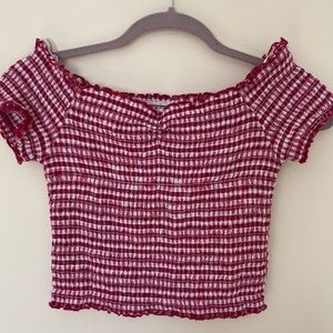 Gingham Crop-Top